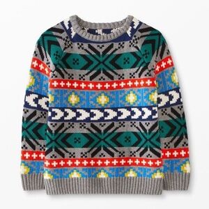 Hanna Andersson Fair Isle Pullover Sweater Size 120 cm 6 7